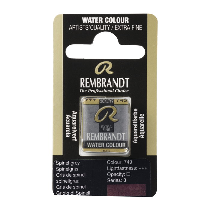 Rembrandt Acuarela Pastilla Gris de Spinel 749 Rembrandt Acuarela Pastilla Gris de Spinel 749