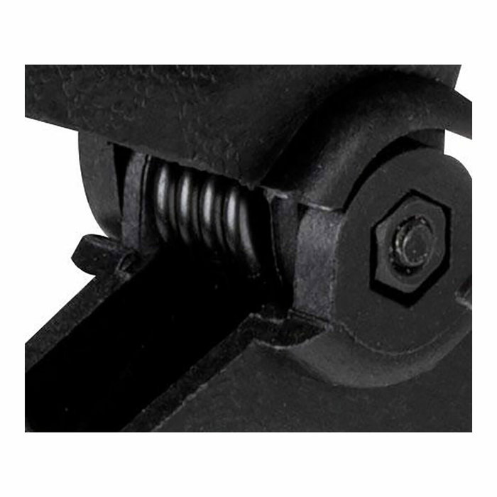 Kinzo Pinza de resorte 10 piezas Negro