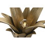 DKD Home Decor Lámpara de sobremesa en acero patinado dorado mate