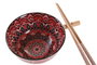 DKD Home Decor Set de Sushi 6 Piezas Mandala Rosa en Bambú y Gres