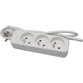 Gao GAO4004282473992 Unidad Doméstica 3 Tomas 2P+T con Protección Infantil Conforme a NF