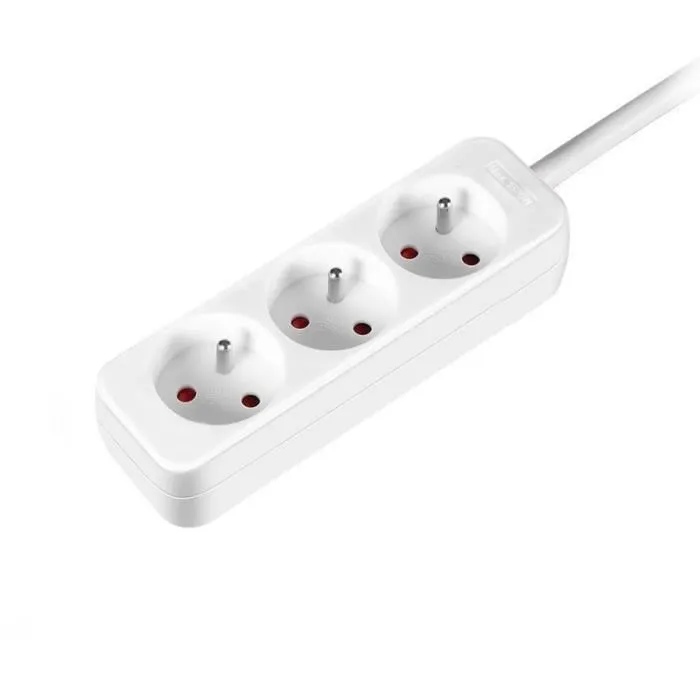 Gao GAO4004282473992 Unidad Doméstica 3 Tomas 2P+T con Protección Infantil Conforme a NF