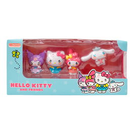 Comansi Set 4 Figuras Hello Kitty & Friends Y90421, Figuras de 5-6 cm, +3 años