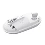 Trust Seron Slim Multi - Ratón Óptico Inalámbrico RF + Bluetooth, Ambidiestro, 3200 DPI, 7 Botones, para Oficina, Blanco
