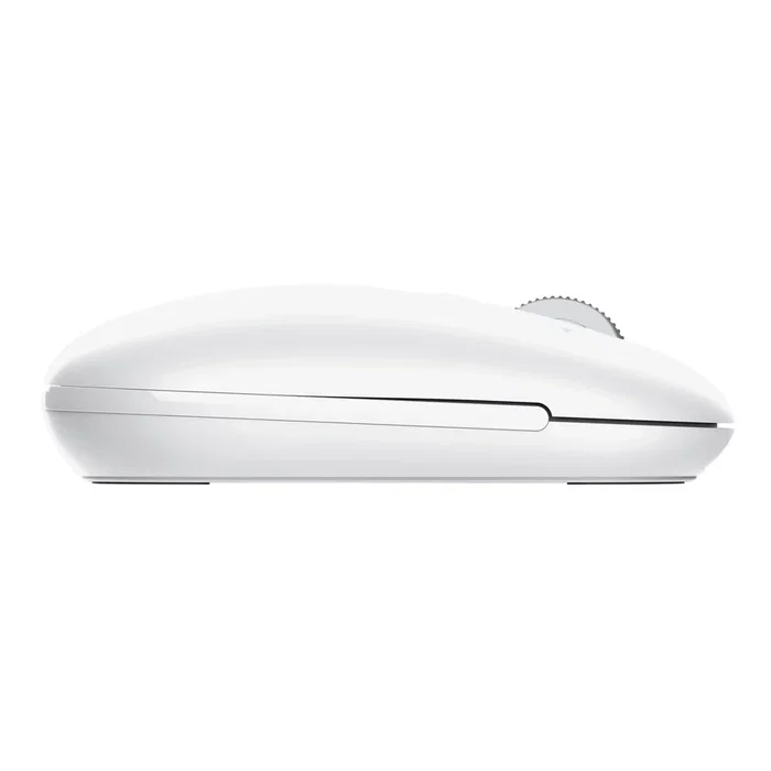 Trust Seron Slim Multi - Ratón Óptico Inalámbrico RF + Bluetooth, Ambidiestro, 3200 DPI, 7 Botones, para Oficina, Blanco