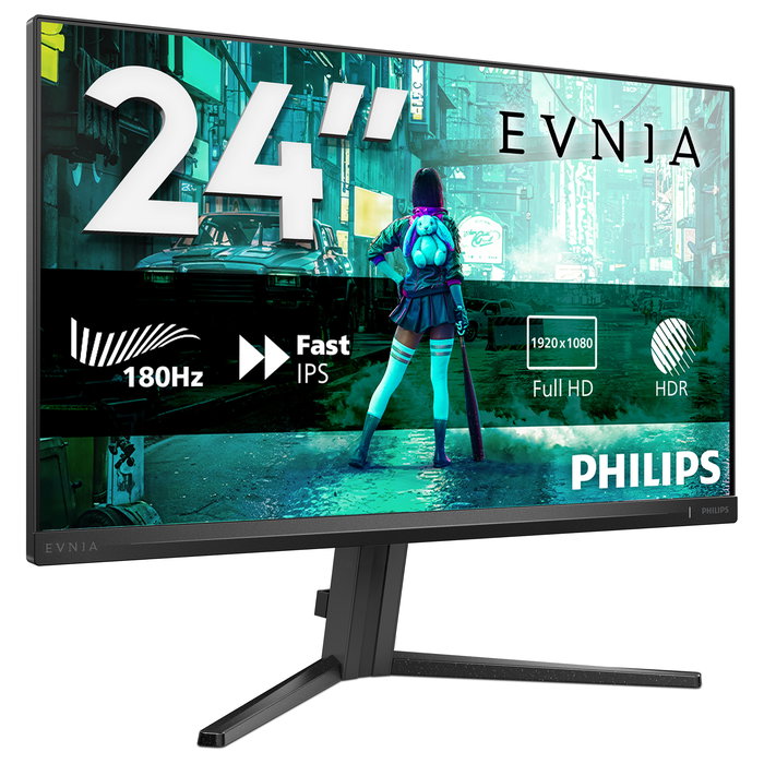 Philips Monitor Gaming 24M2N3200S/00 60.5 cm / 23.8" Full HD IPS 1920x1080 180Hz 0.5ms Negro, con HDR10, DisplayPort, HDMI, VESA Philips Monitor Gaming 24M2N3200S/00 60.5 cm / 23.8" Full HD IPS 1920x1080 180Hz 0.5ms Negro, con HDR10, DisplayPort, HDMI, VESA