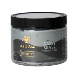 As I Am Tinte Temporal Sassy Silver para Rizos 182 g