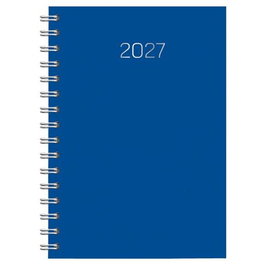 Deusto Agenda Anual Premium Wire-O Tapa Dura Azul 2027
