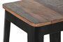 DKD Home Decor Taburete Horeca Vintage Negro Marrón de Metal y Madera. Altura Asiento 77 cm
