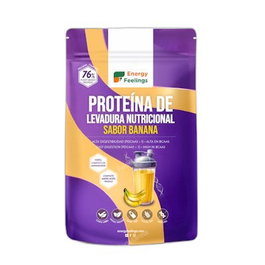 ENERGY FEELINGS Proteína de Levadura en Polvo Sabor a Banana XL Pack 500 g - EF