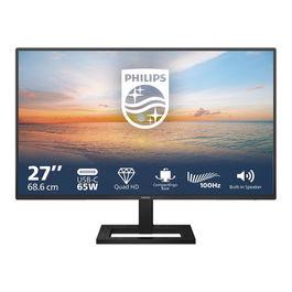 Philips 27E1N1600AE Monitor 27" QHD (2560x1440) 100Hz, Panel IPS 1ms, AMD Adaptive-Sync, USB-C, Altura Ajustable, LowBlue Mode, Flicker-Free, Altavoces