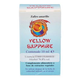 HERBOPLANET Yellow Sapphire Gotas 10Ml - Antioxidante, digestivo, relaja y mejora el ánimo