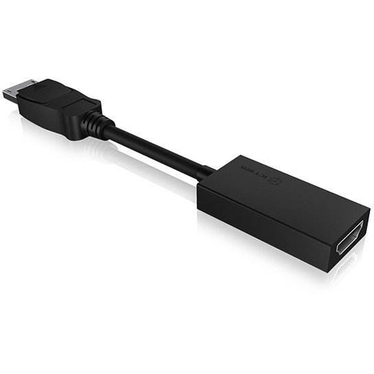 ICY BOX IB-AC508a Adaptador DisplayPort 1.2 a HDMI 4K 60Hz Plug and Play, Negro ICY BOX IB-AC508a Adaptador DisplayPort 1.2 a HDMI 4K 60Hz Plug and Play, Negro