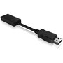 ICY BOX IB-AC508a Adaptador DisplayPort 1.2 a HDMI 4K 60Hz Plug and Play, Negro