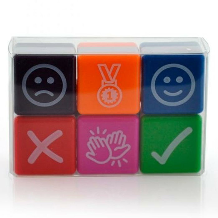 COOLBOX Sello Office Box de Motivación Especial Profesores Pack de 6 Iconos