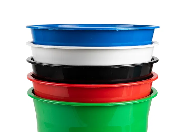 Q-connect Papelera de Plástico Negro Opaco 13 Litros 275x285 mm