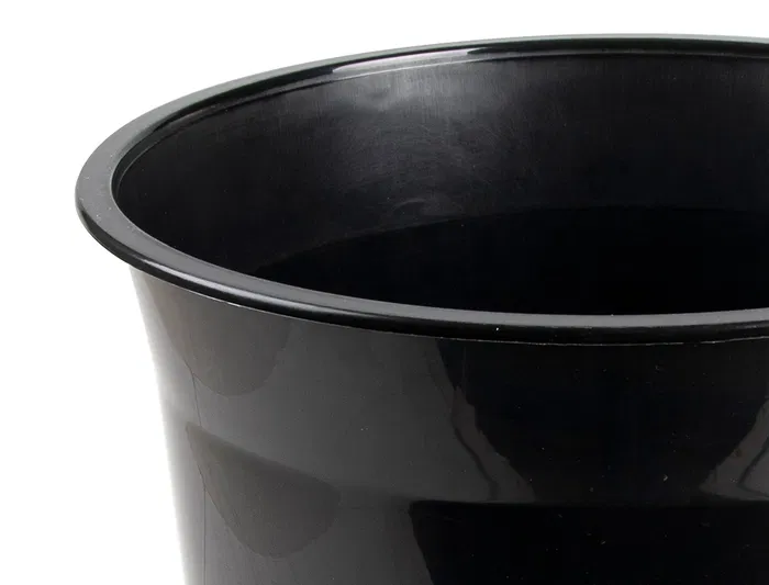 Q-connect Papelera de Plástico Negro Opaco 13 Litros 275x285 mm