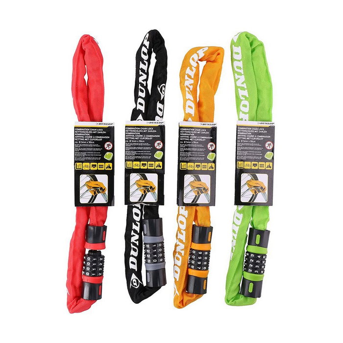 Dunlop Candado de seguridad con bloqueo numérico colores surtidos