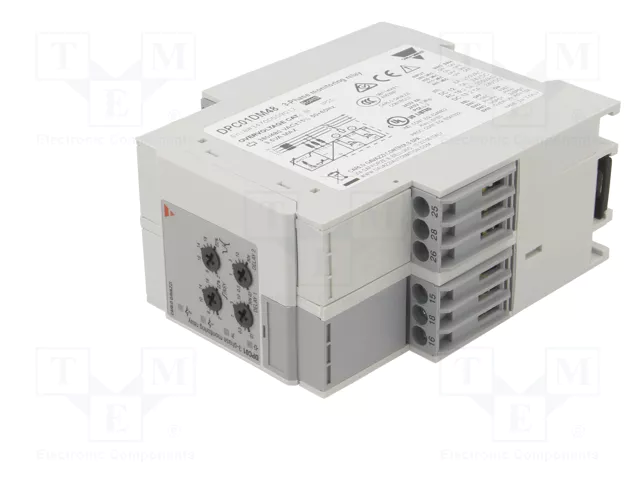 CARLO GAVAZZI DPC Relé de monitorización de tensión para raíl DIN 3 x 380...480V AC CARLO GAVAZZI DPC Relé de monitorización de tensión para raíl DIN 3 x 380...480V AC