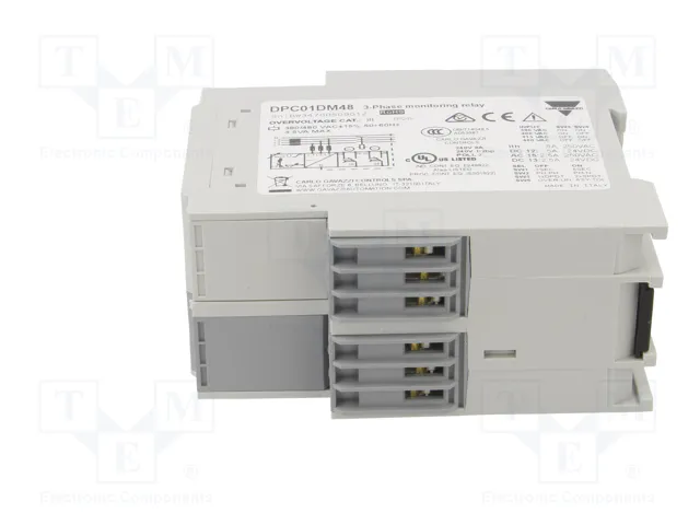 CARLO GAVAZZI DPC Relé de monitorización de tensión para raíl DIN 3 x 380...480V AC CARLO GAVAZZI DPC Relé de monitorización de tensión para raíl DIN 3 x 380...480V AC