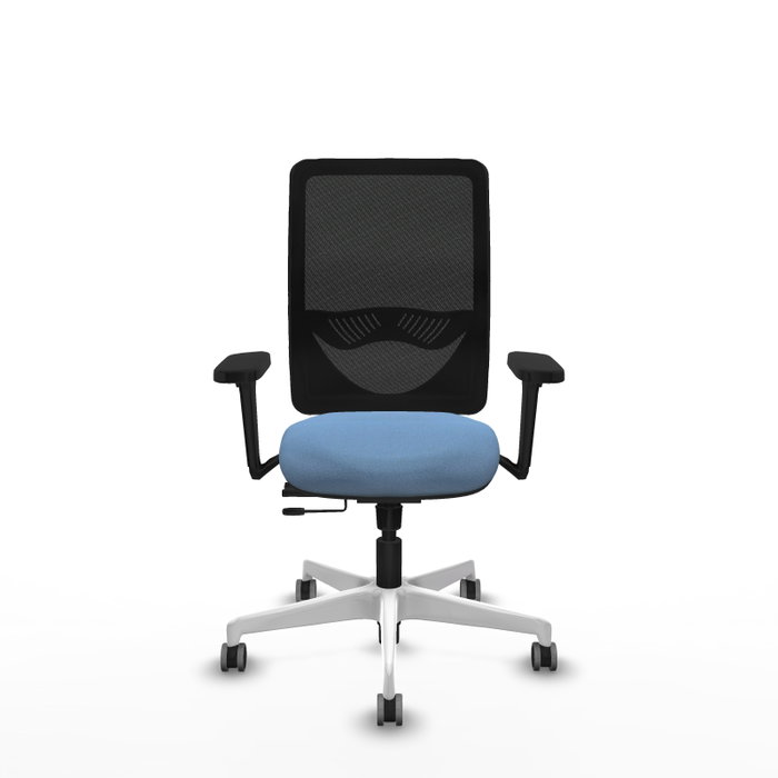 PIQUERAS Y CRESPO Silla de oficina Zulema con mecanismo Sincro/Traslack, brazos 3D y color Azul cielo PIQUERAS Y CRESPO Silla de oficina Zulema con mecanismo Sincro/Traslack, brazos 3D y color Azul cielo