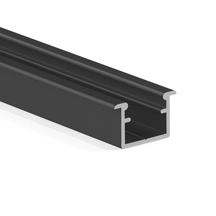 HERRAJES ALK Perfil LED KALE+ Negro Mate 3 m (Pack de 2) HERRAJES ALK Perfil LED KALE+ Negro Mate 3 m (Pack de 2)