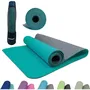 Schildkrot Esterilla de yoga SCH4000885602685 - Bicolor antracita/azul petróleo - 180 x 61 cm - 4 mm grosor