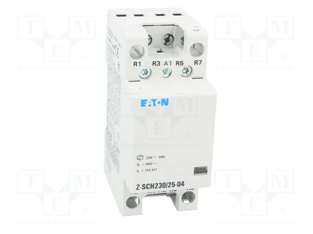 EATON ELECTRIC Contactor 4-polar de instalación 25A 230VAC Z-SCH