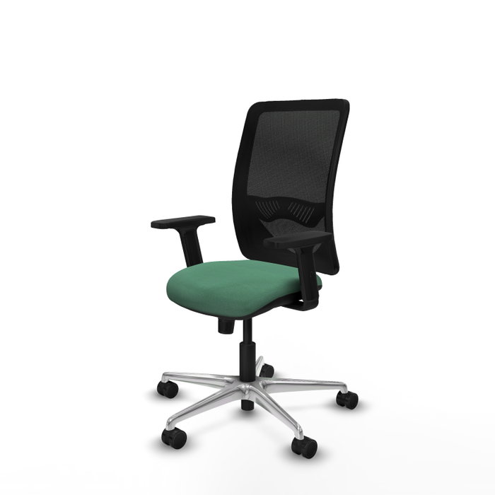 PIQUERAS Y CRESPO Silla de oficina Zulema Verde esmeralda y Negro