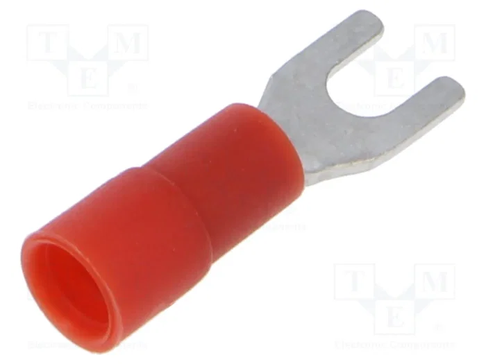 ERKO Terminal de horquilla aislada M3 rojo (0,5÷1mm²) ERKO Terminal de horquilla aislada M3 rojo (0,5÷1mm²)