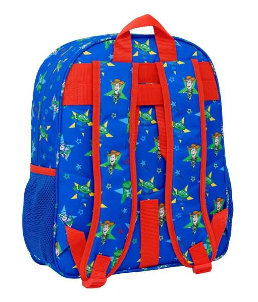 Safta Mochila junior adapt.carro Toy Story "good vibes" 32x38x12cm para niños