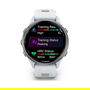 Garmin Forerunner 965 Reloj Inteligente Deportivo GPS Titanium 47mm Pantalla AMOLED Táctil 1.4" Blanco, Compatible con iPhone y Android, Batería 26h, 56g, Forerunner965