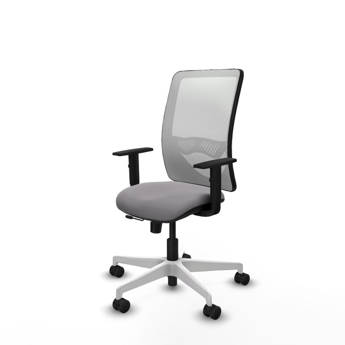 PIQUERAS Y CRESPO Silla de oficina Zulema Gris y Blanco PIQUERAS Y CRESPO Silla de oficina Zulema Gris y Blanco