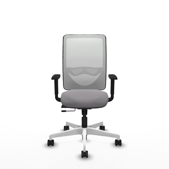 PIQUERAS Y CRESPO Silla de oficina Zulema Gris y Blanco PIQUERAS Y CRESPO Silla de oficina Zulema Gris y Blanco