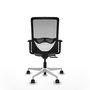 PIQUERAS Y CRESPO Silla de oficina Zulema Gris y Blanco