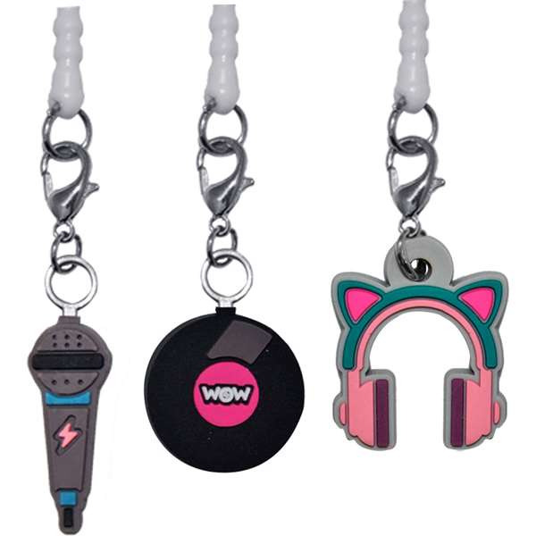 WOW Generation Micrófono Karaoke Grabador con Bluetooth, Batería 6-8h y Abalorios Intercambiables para Niños WOW Generation Micrófono Karaoke Grabador con Bluetooth, Batería 6-8h y Abalorios Intercambiables para Niños