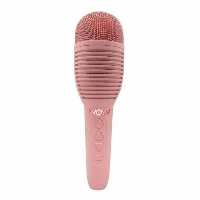 Wow Generation Micrófono Karaoke Grabador con Bluetooth Rosa Wow Generation Micrófono Karaoke Grabador con Bluetooth Rosa