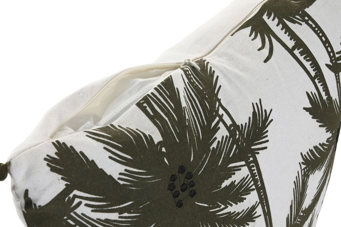 DKD Home Decor Cojín Algodón Blanco 45x45 cm (Pack de 2)