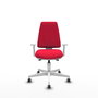 PIQUERAS Y CRESPO Silla de oficina Elche con mecanismo Asincro, Rojo