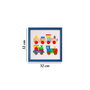 Wallity CAM114397 Cuadro Decorativo Enmarcado de Madera con Cristal 32x32 cm