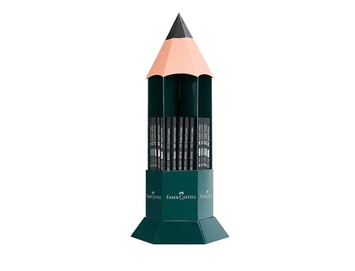 Faber Castell 1111 Lápices Grafito Hexagonales Expositor Sobremesa 120 Unidades Durezas HB/B Faber Castell 1111 Lápices Grafito Hexagonales Expositor Sobremesa 120 Unidades Durezas HB/B