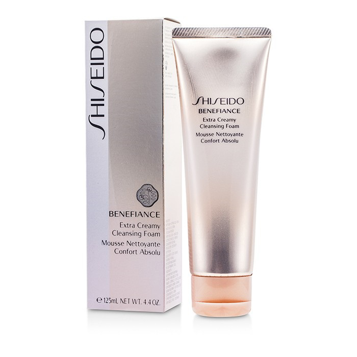 Shiseido Benefiance Extra Creamy Cleansing Foam Limpiador Facial Cremoso 125 mL