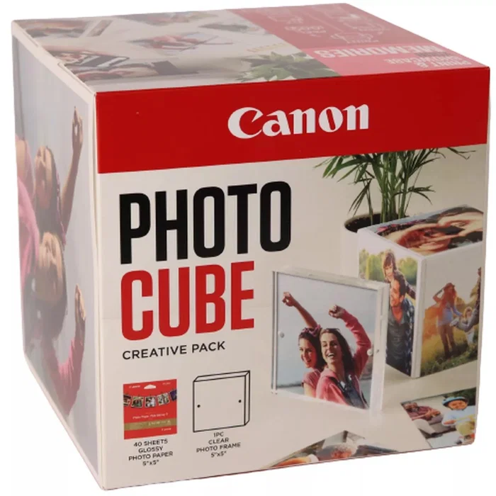 Canon PP-201 Papel Fotográfico Brillo Rosa 130 x 130 mm, 40 Hojas Canon PP-201 Papel Fotográfico Brillo Rosa 130 x 130 mm, 40 Hojas