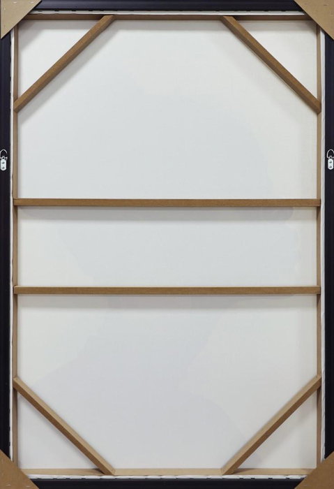 DKD Home Decor Cuadro Blanco Negro Lienzo PS Ajedrez 123 x 83 x 4 cm (2 Unidades)