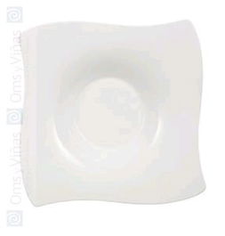 Newwave Plato Hondo Ocean 25 x 25 cm, Vajilla, Colección Premium (Set de 6)