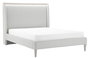 DKD Home Decor Cama Tradicional Gris Claro 223 x 135 x 196 cm