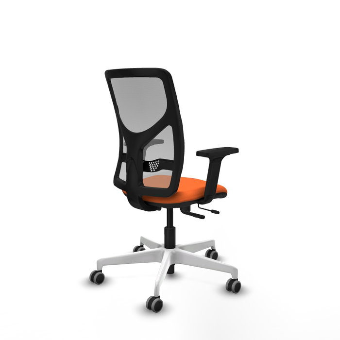 PIQUERAS Y CRESPO Silla de oficina Motilla Naranja y Gris PIQUERAS Y CRESPO Silla de oficina Motilla Naranja y Gris