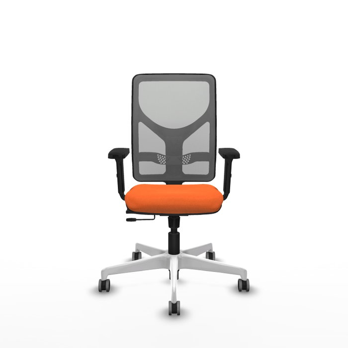 PIQUERAS Y CRESPO Silla de oficina Motilla Naranja y Gris PIQUERAS Y CRESPO Silla de oficina Motilla Naranja y Gris