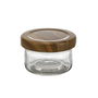 La Mediterran Tarrito Vidrio Multiusos Wood 100 cc 7.2x4.8 cm (72 Unidades)