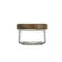 La Mediterran Tarrito Vidrio Multiusos Wood 100 cc 7.2x4.8 cm (72 Unidades)